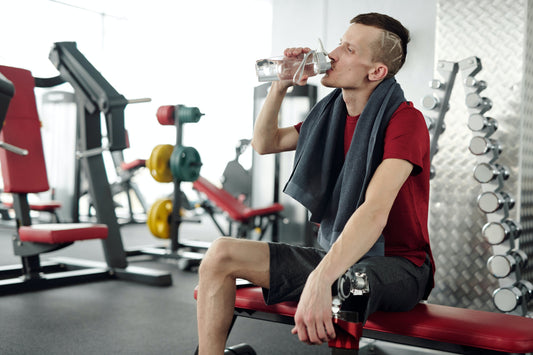 Staying hydrated during exercise.